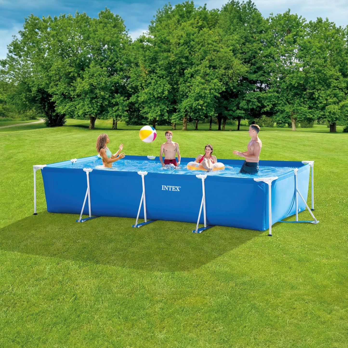 Rectangular Frame Pool - Aufstellpool - 450 X 220 X 84 Cm